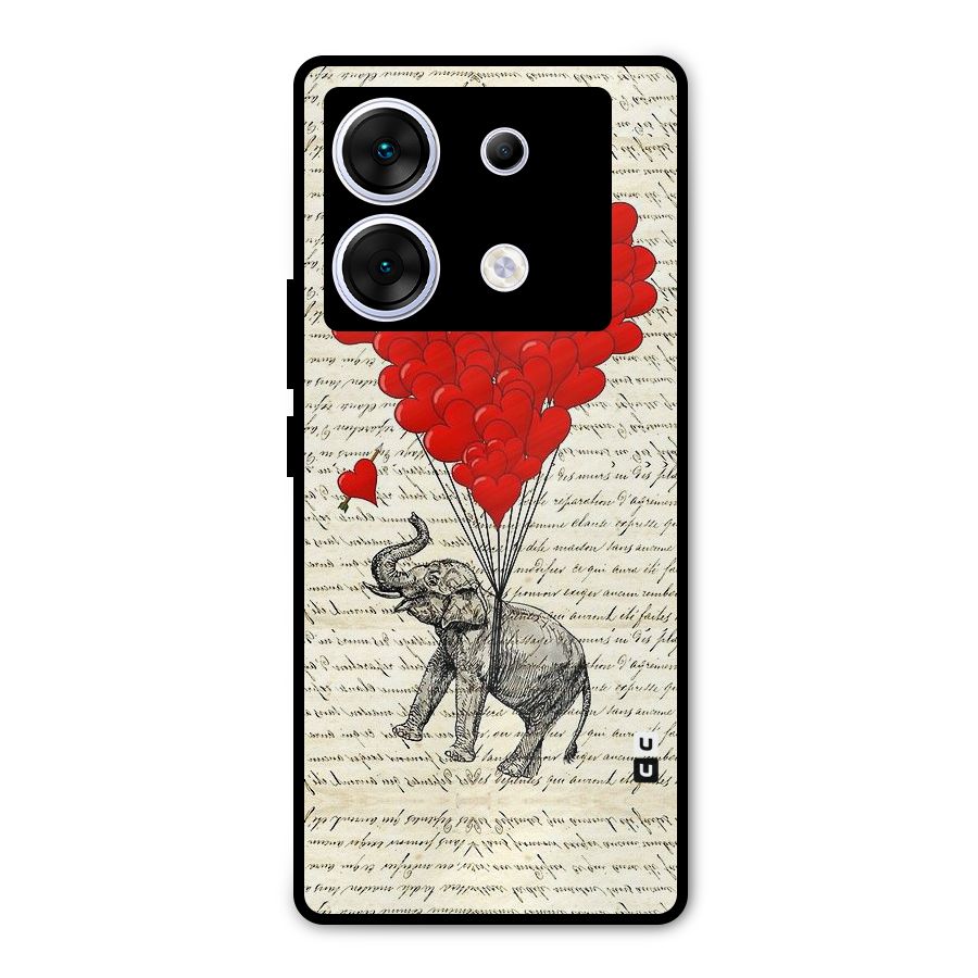 Love Weight Metal Back Case for Infinix Zero 30 5G