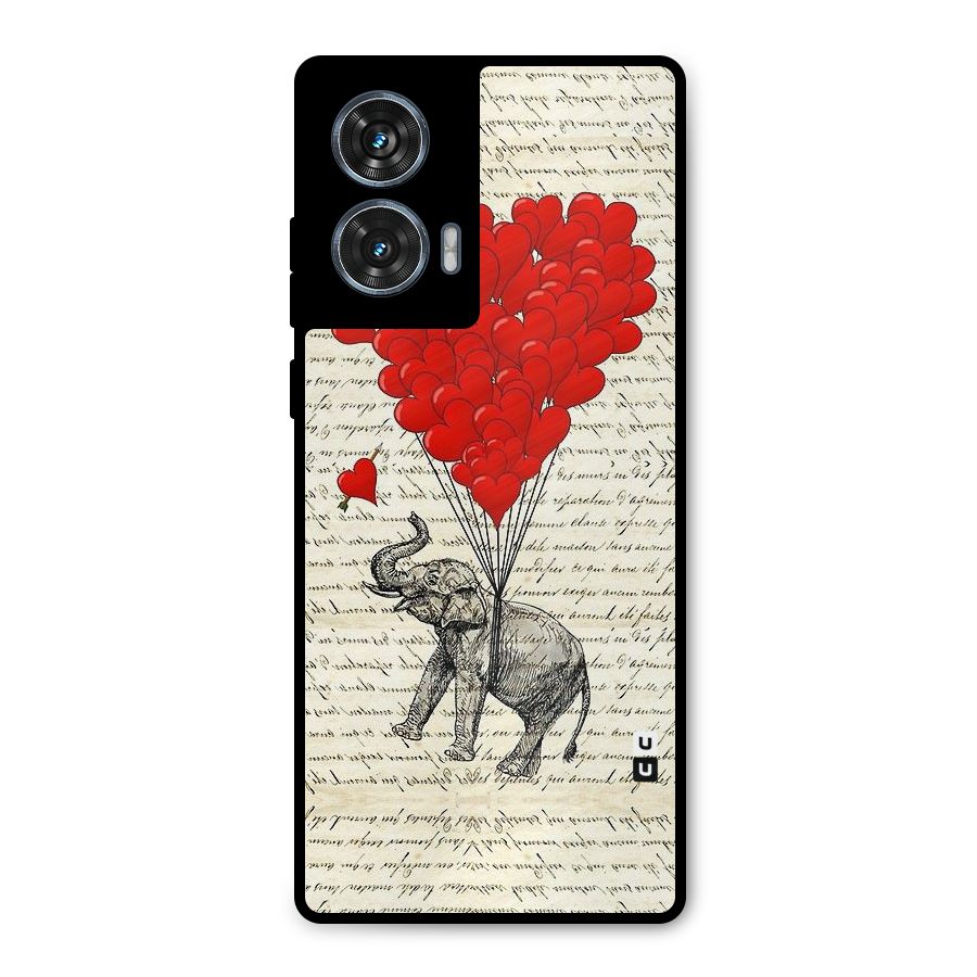 Love Weight Metal Back Case for Motorola Edge 50 Fusion