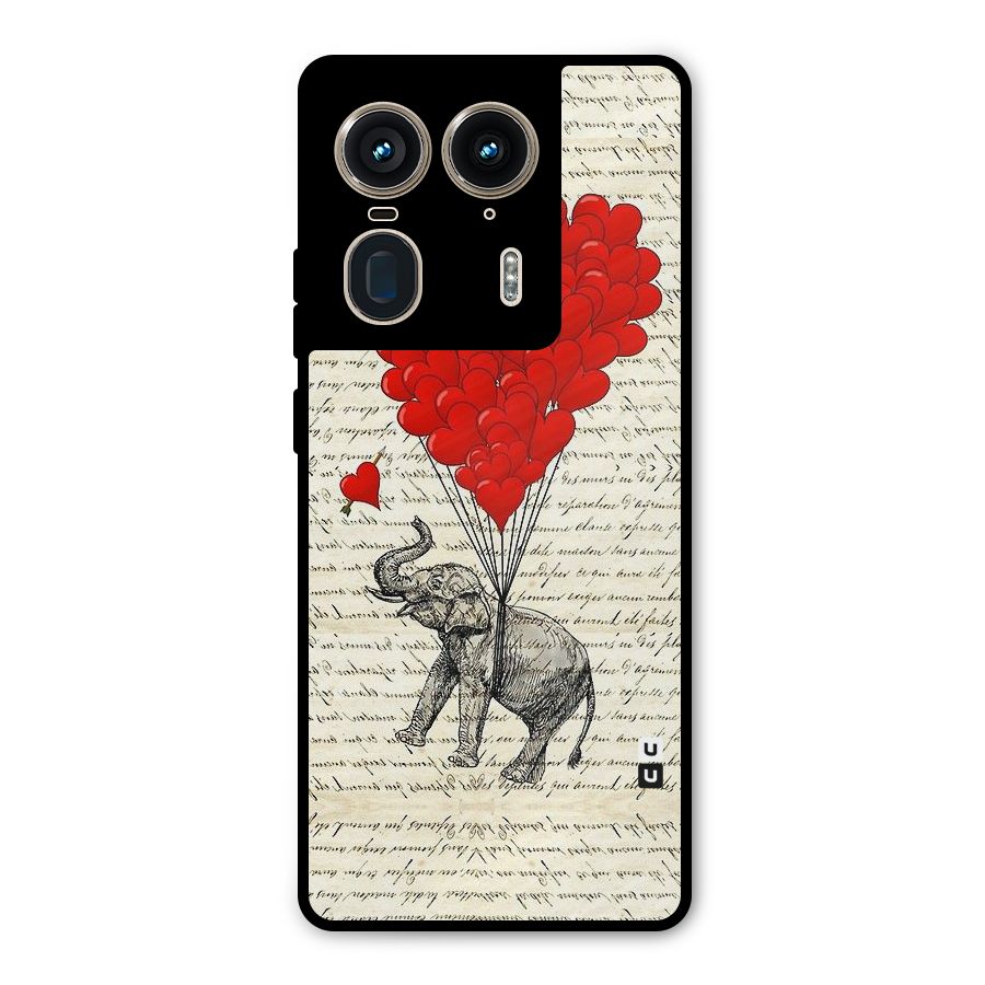 Love Weight Metal Back Case for Motorola Edge 50 Ultra