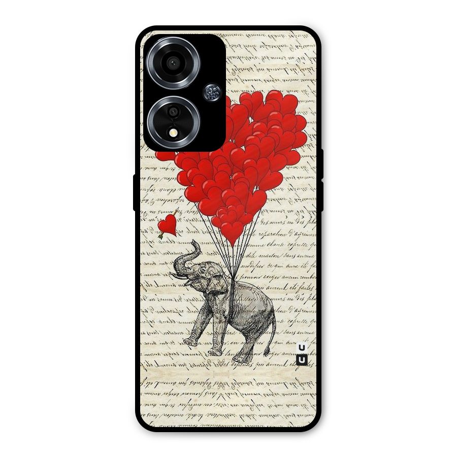 Love Weight Metal Back Case for Oppo A59