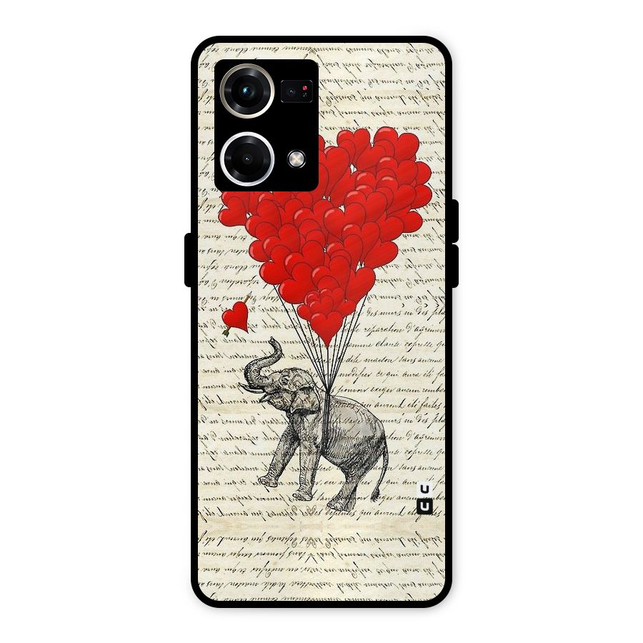 Love Weight Metal Back Case for Oppo F21 Pro 4G