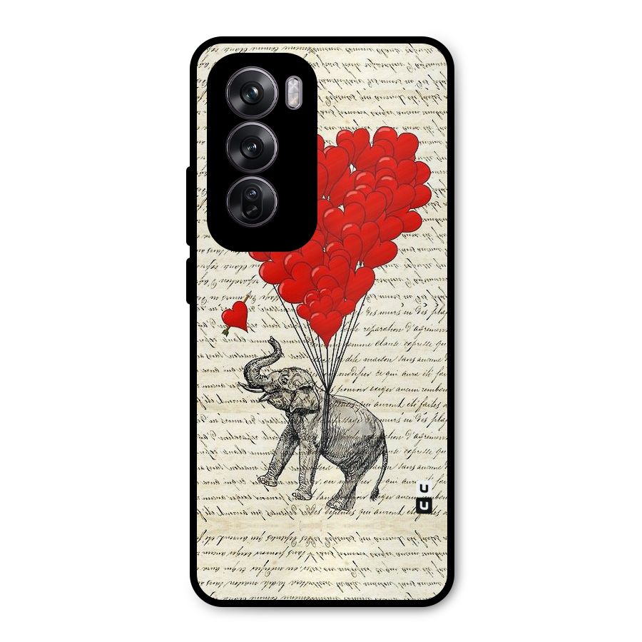 Love Weight Metal Back Case for Oppo Reno12 Pro