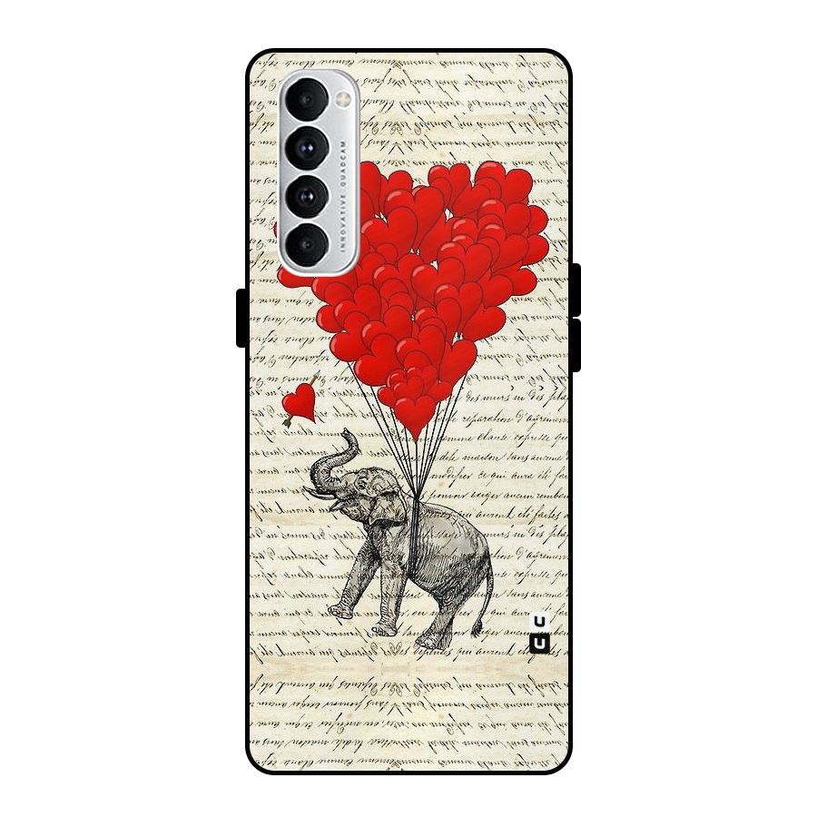 Love Weight Metal Back Case for Oppo Reno4 Pro