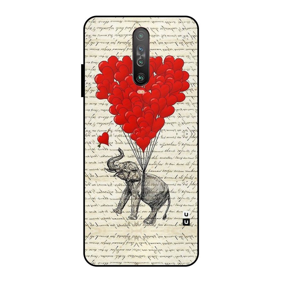 Love Weight Metal Back Case for Poco X2