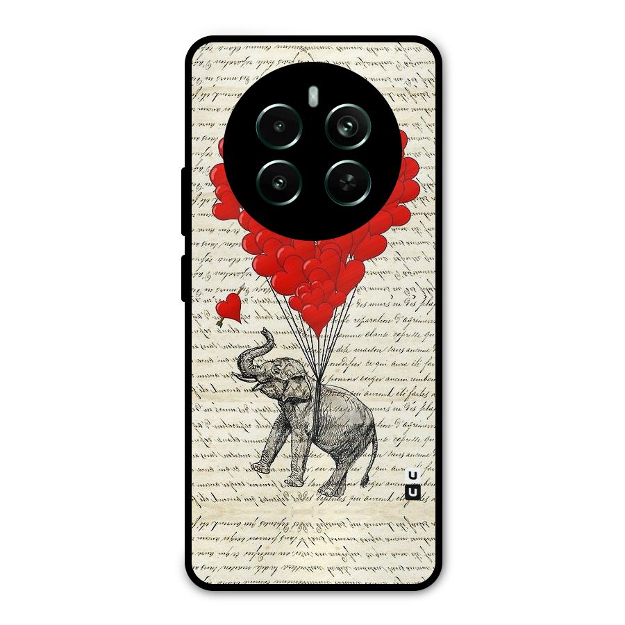 Love Weight Metal Back Case for Realme 12 Pro Plus