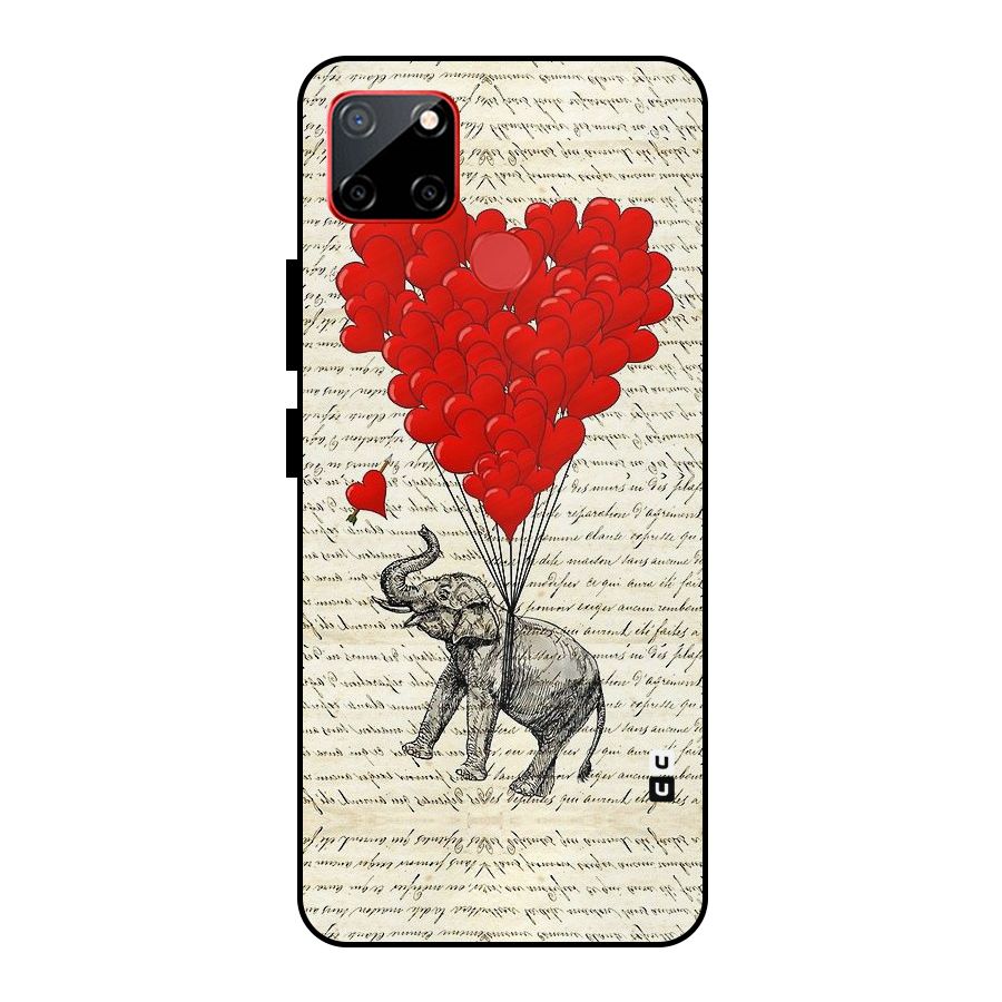 Love Weight Metal Back Case for Realme C12