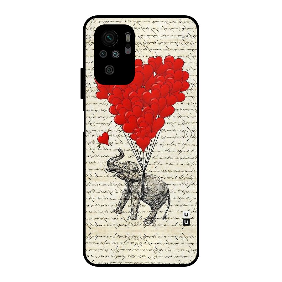 Love Weight Metal Back Case for Redmi Note 10S