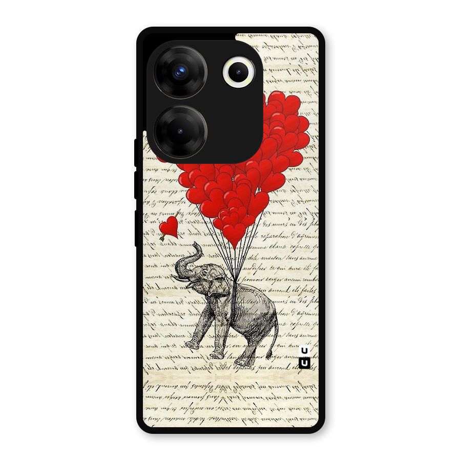 Love Weight Metal Back Case for Tecno Camon 20