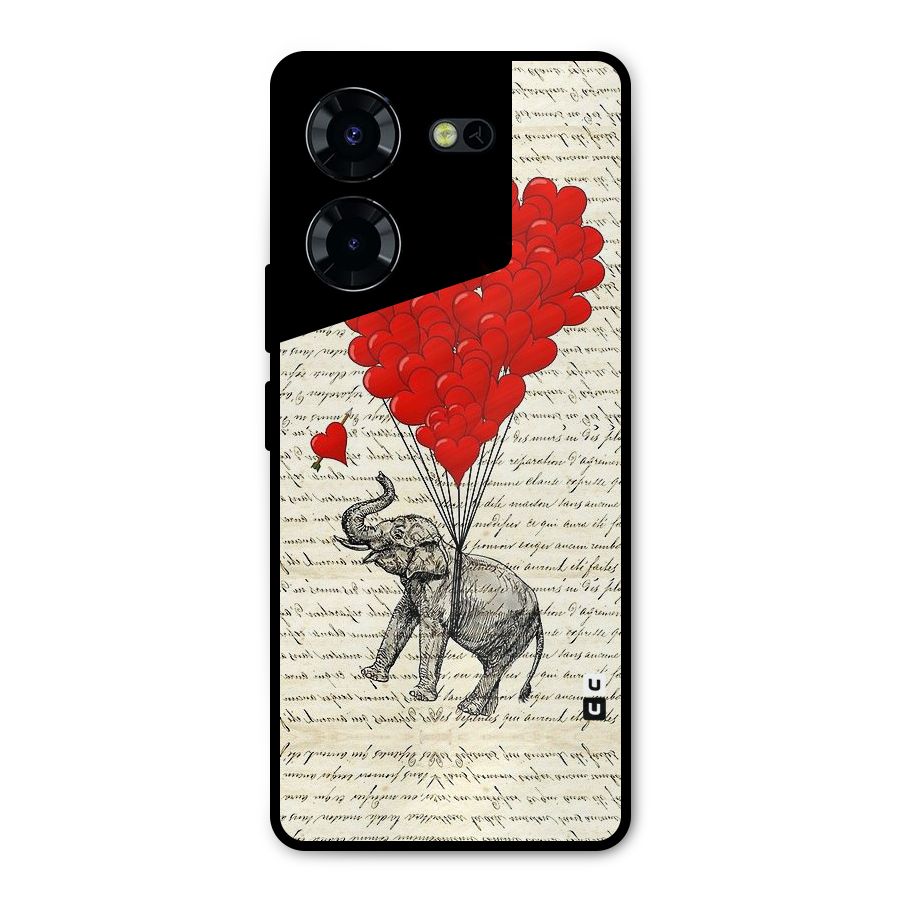 Love Weight Metal Back Case for Tecno Pova 5 Pro 5G