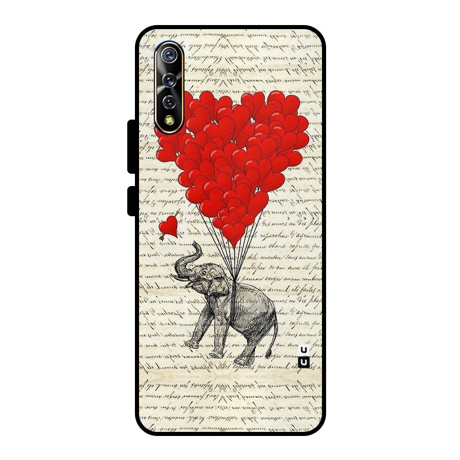 Love Weight Metal Back Case for Vivo S1