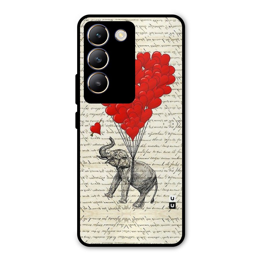 Love Weight Metal Back Case for Vivo T3 5G