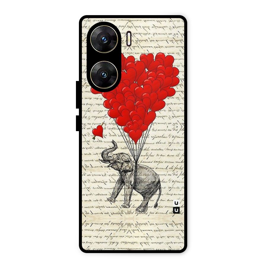 Love Weight Metal Back Case for Vivo V29e