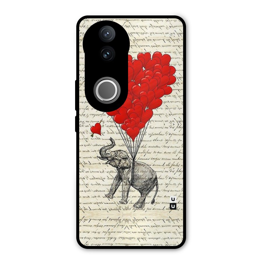 Love Weight Metal Back Case for Vivo V50e