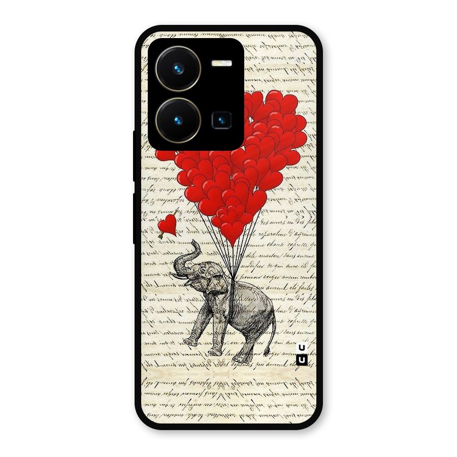 Love Weight Metal Back Case for Vivo Y35
