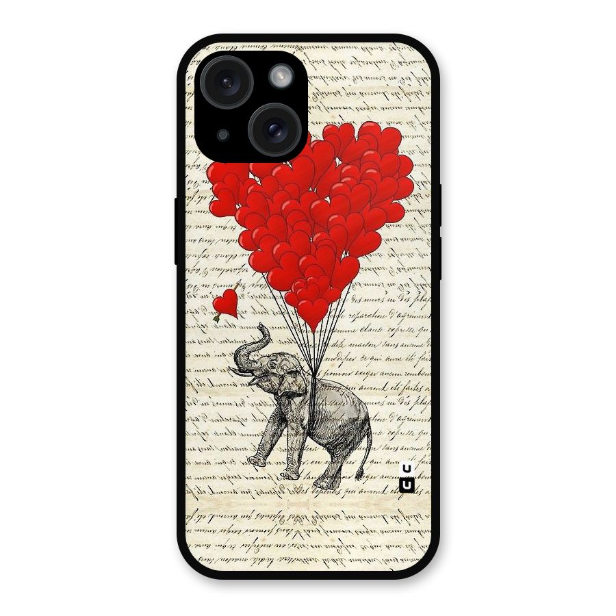 Love Weight Metal Back Case for iPhone 15