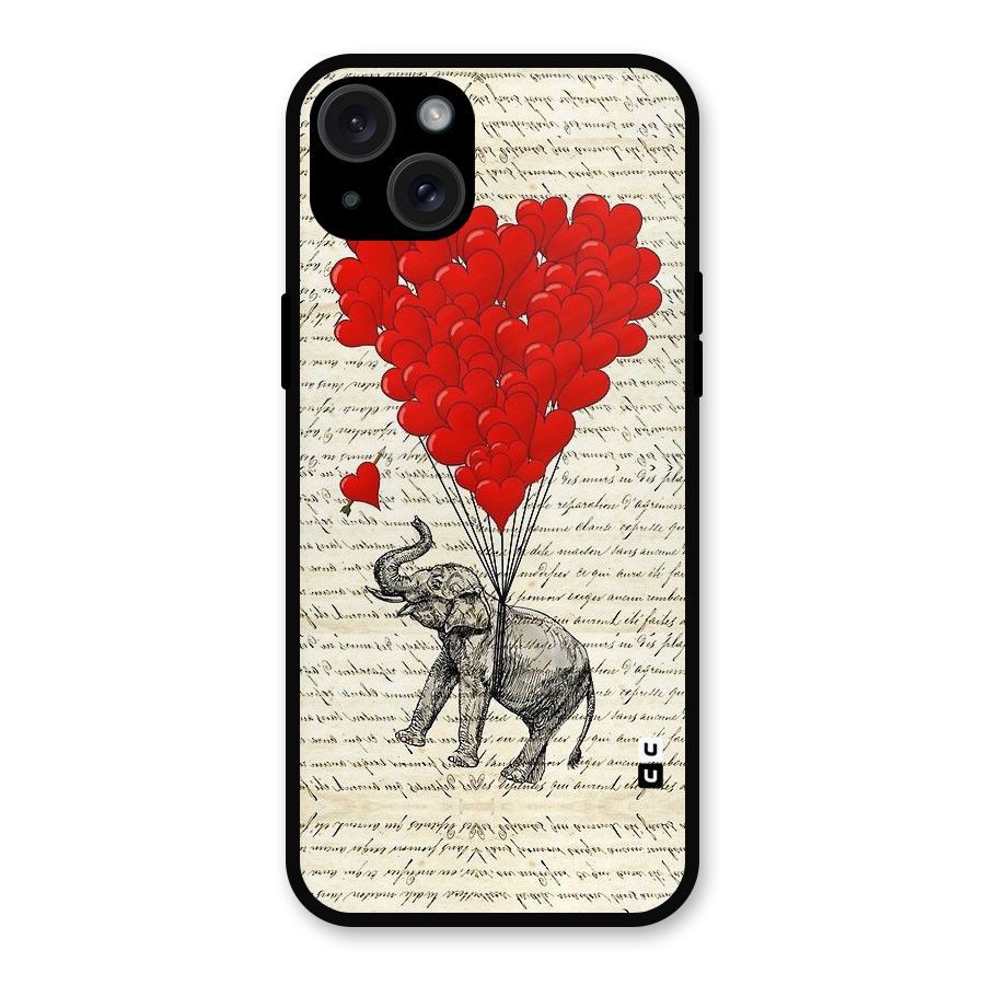 Love Weight Metal Back Case for iPhone 15 Plus