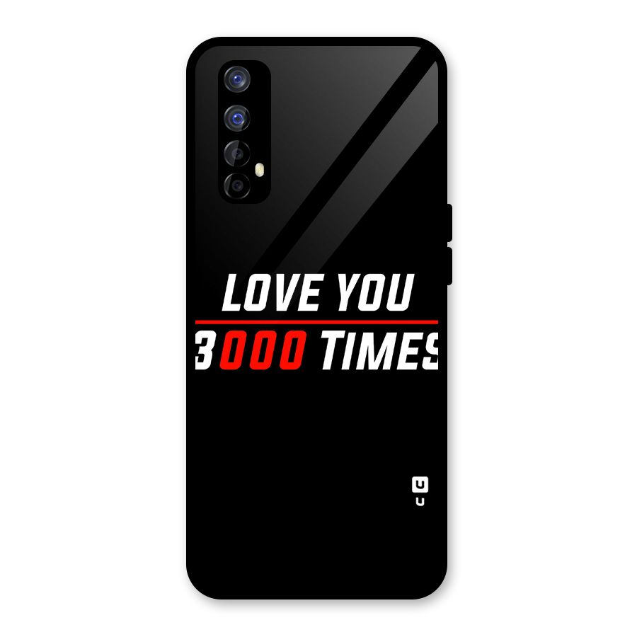 Love You 3000 Times Glass Back Case for Realme Narzo 20 Pro