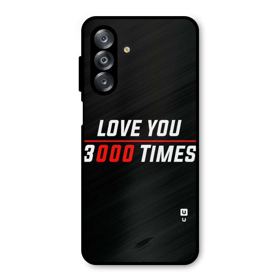 Love You 3000 Times Metal Back Case for Galaxy A26