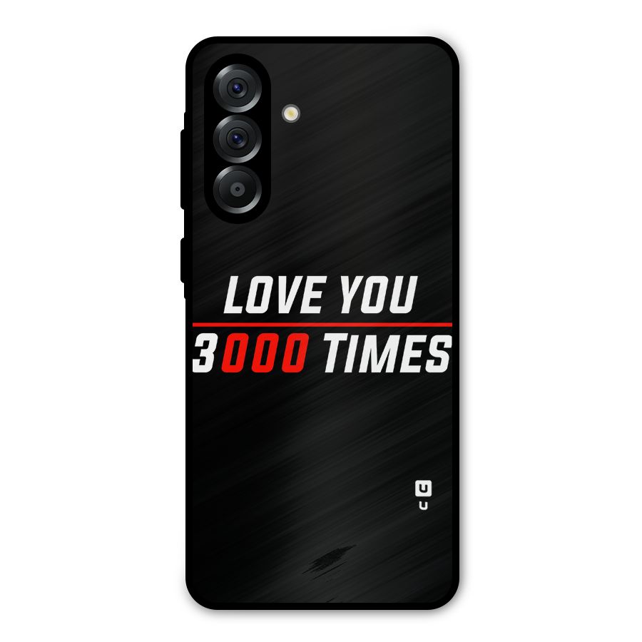 Love You 3000 Times Metal Back Case for Galaxy A36