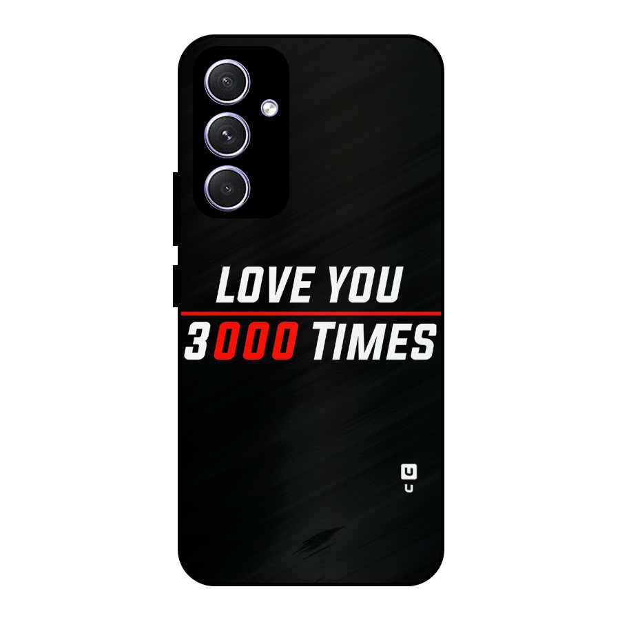 Love You 3000 Times Metal Back Case for Galaxy A54