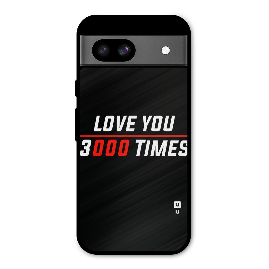 Love You 3000 Times Metal Back Case for Google Pixel 8a