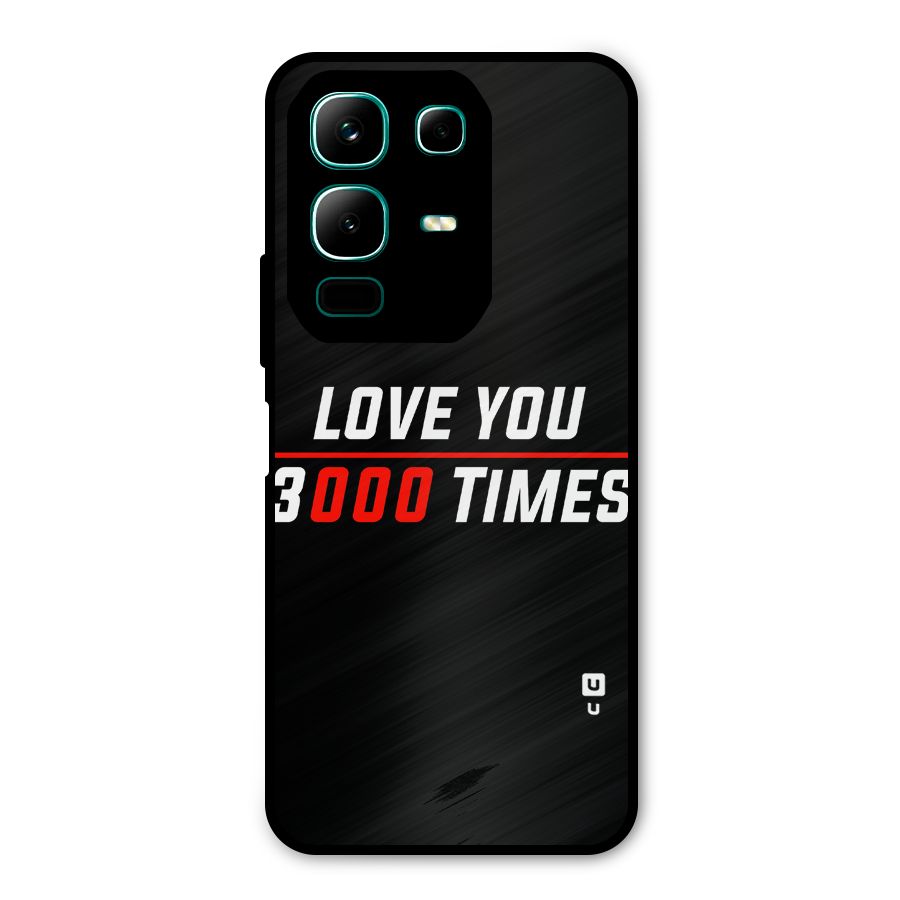 Love You 3000 Times Metal Back Case for Infinix Note 50x