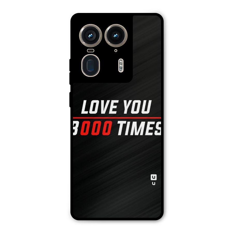 Love You 3000 Times Metal Back Case for Motorola Edge 50 Ultra