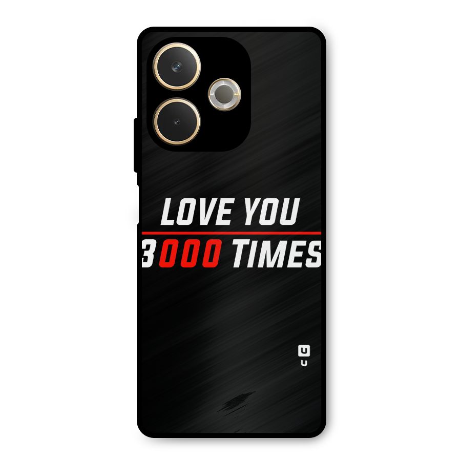 Love You 3000 Times Metal Back Case for Oppo A5 Pro