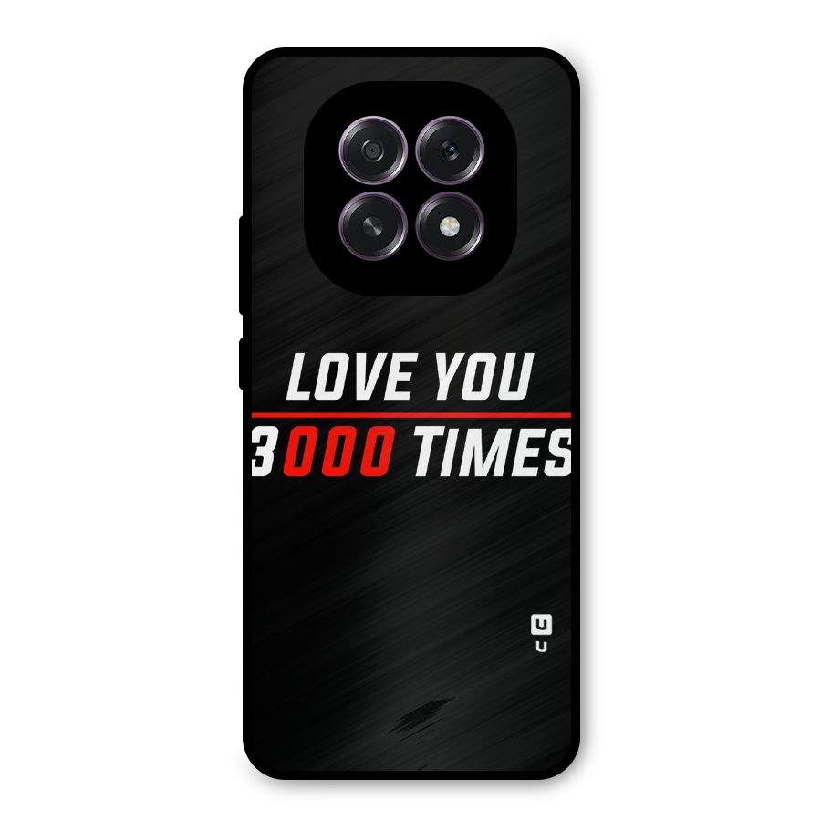 Love You 3000 Times Metal Back Case for Oppo F29