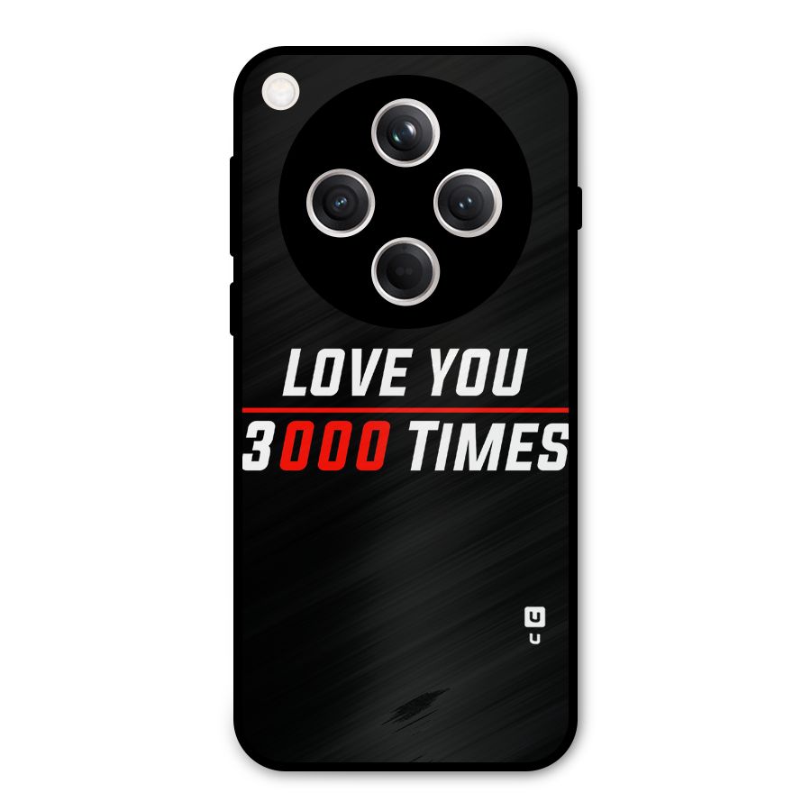 Love You 3000 Times Metal Back Case for Oppo Find X8