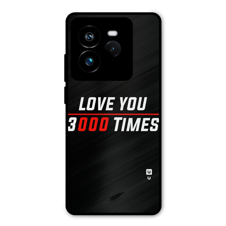 Love You 3000 Times Metal Back Case for Realme GT 7 Pro