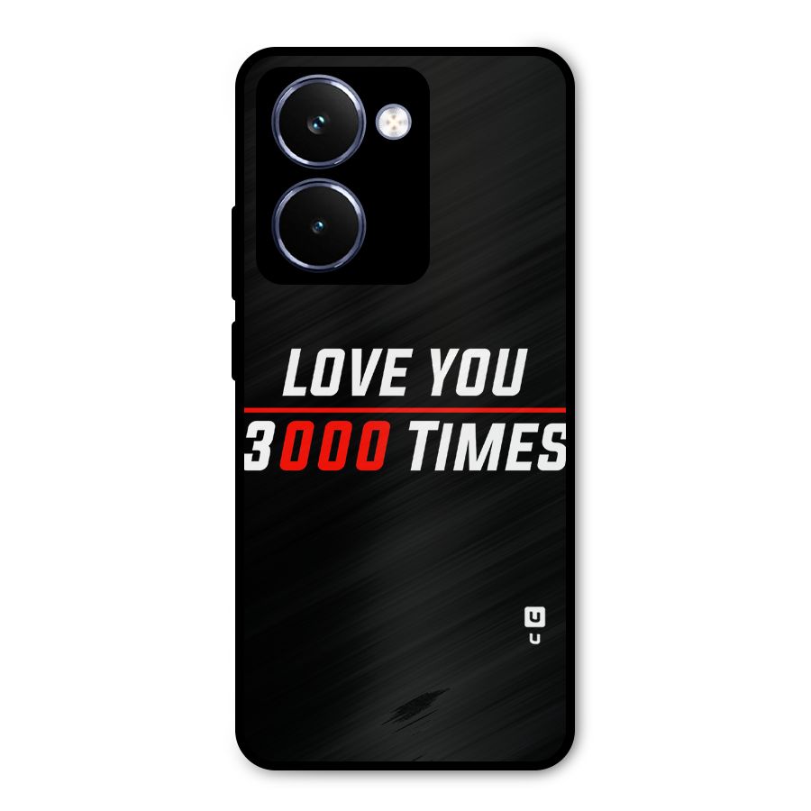 Love You 3000 Times Metal Back Case for Realme P3 Ultra
