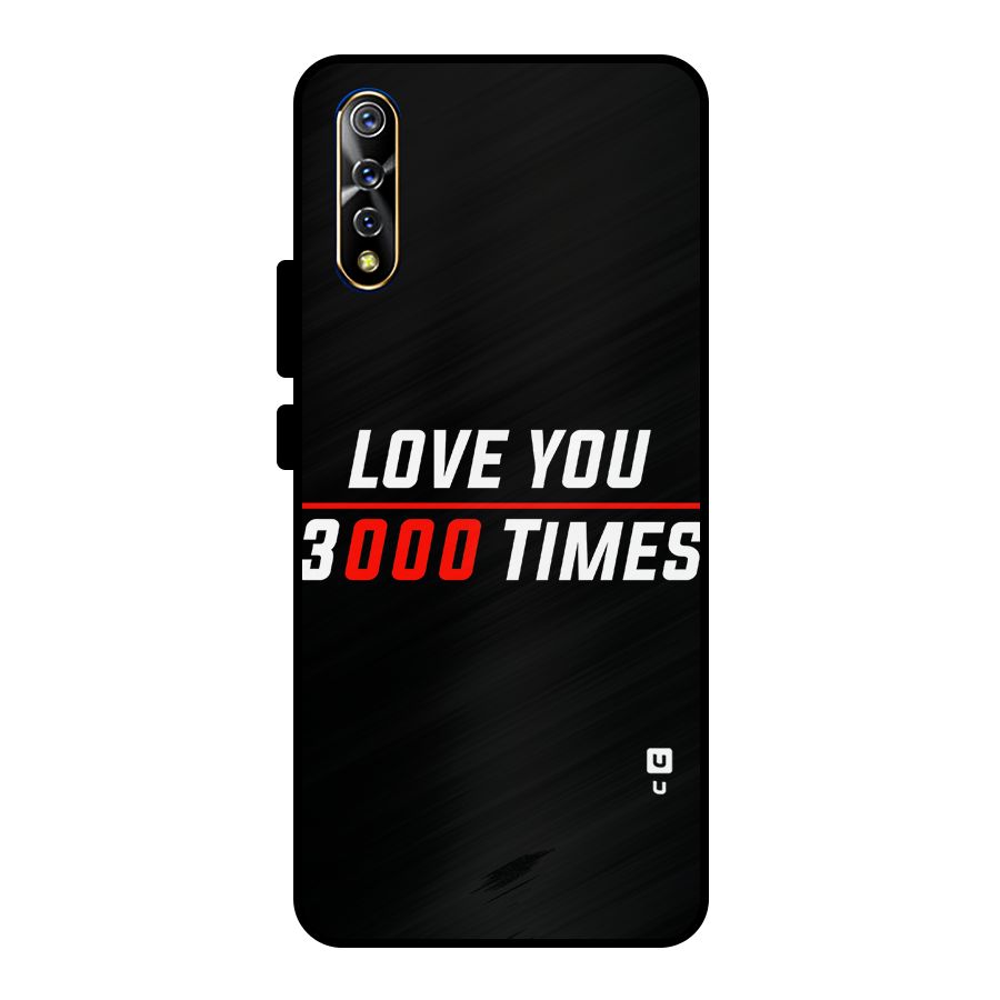 Love You 3000 Times Metal Back Case for Vivo S1