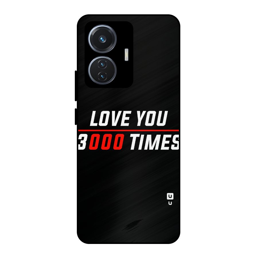Love You 3000 Times Metal Back Case for Vivo T1 44W
