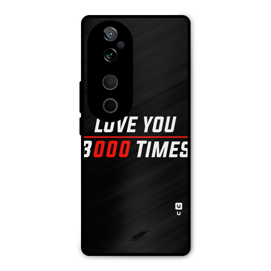 Love You 3000 Times Metal Back Case for Vivo T3 Ultra