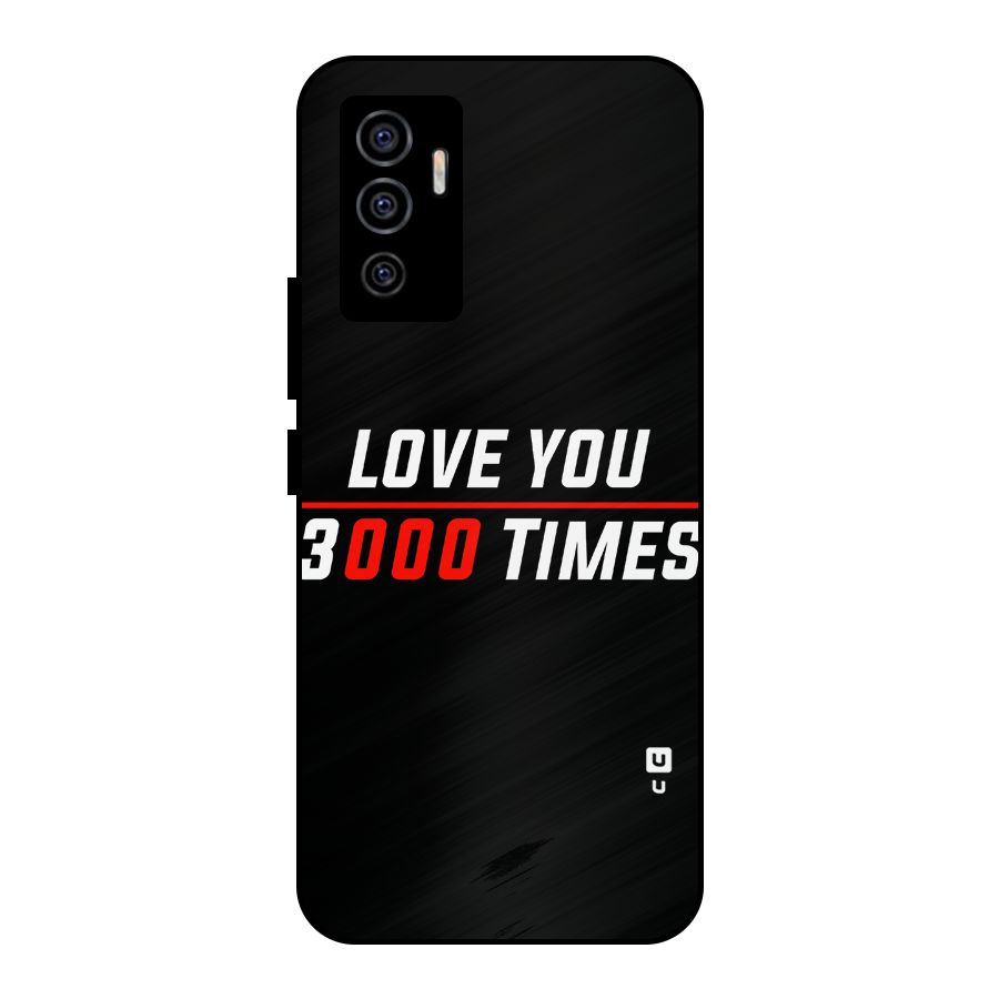 Love You 3000 Times Metal Back Case for Vivo V23e