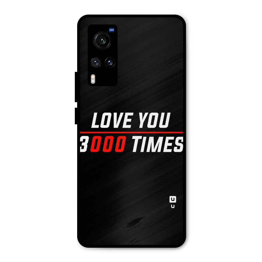 Love You 3000 Times Metal Back Case for Vivo X60