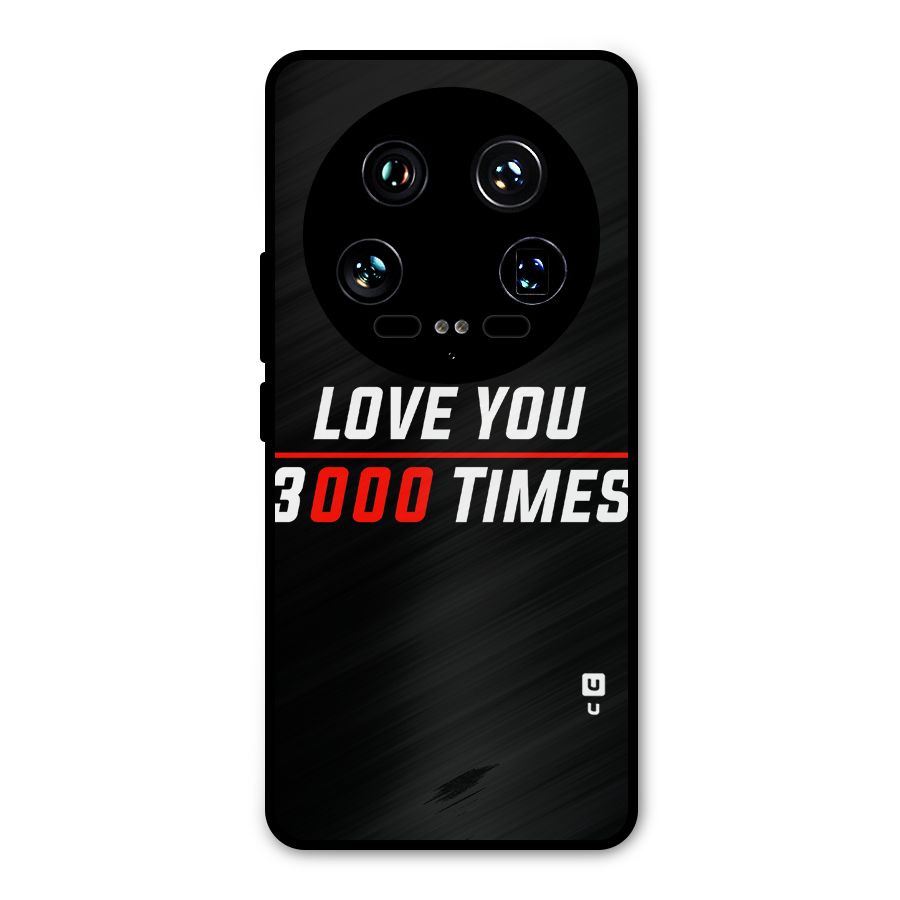 Love You 3000 Times Metal Back Case for Xiaomi 14 Ultra