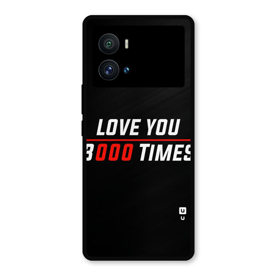Love You 3000 Times Metal Back Case for iQOO 9 Pro