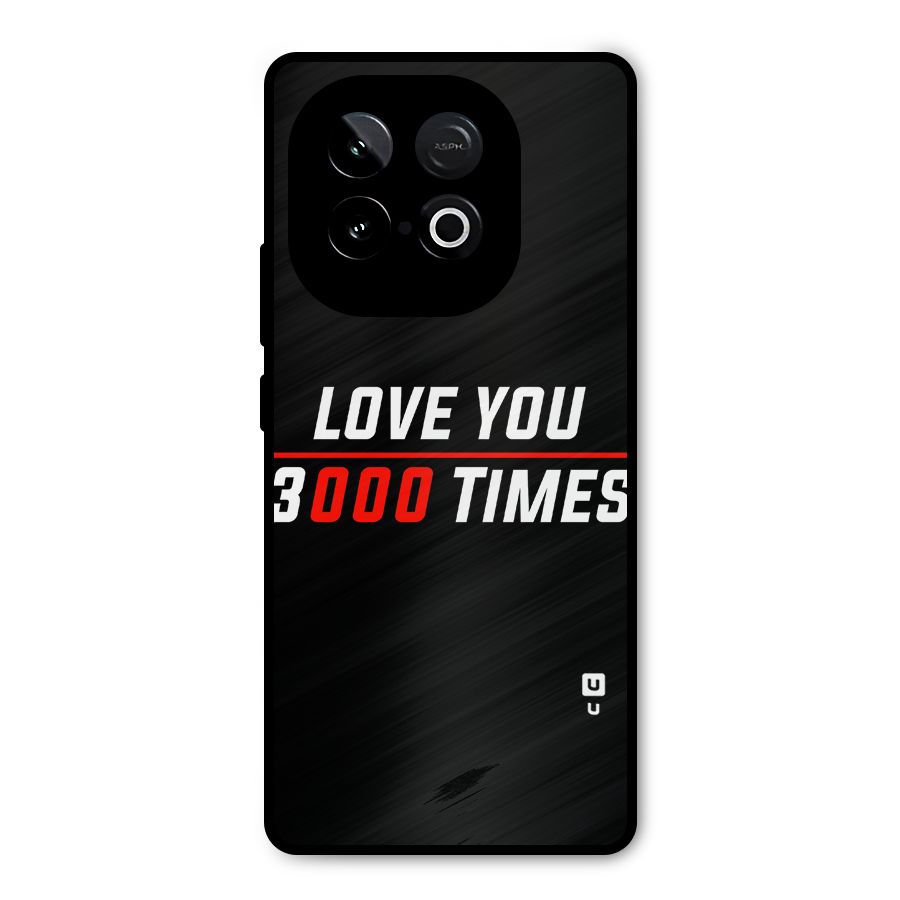 Love You 3000 Times Metal Back Case for iQOO Neo 10