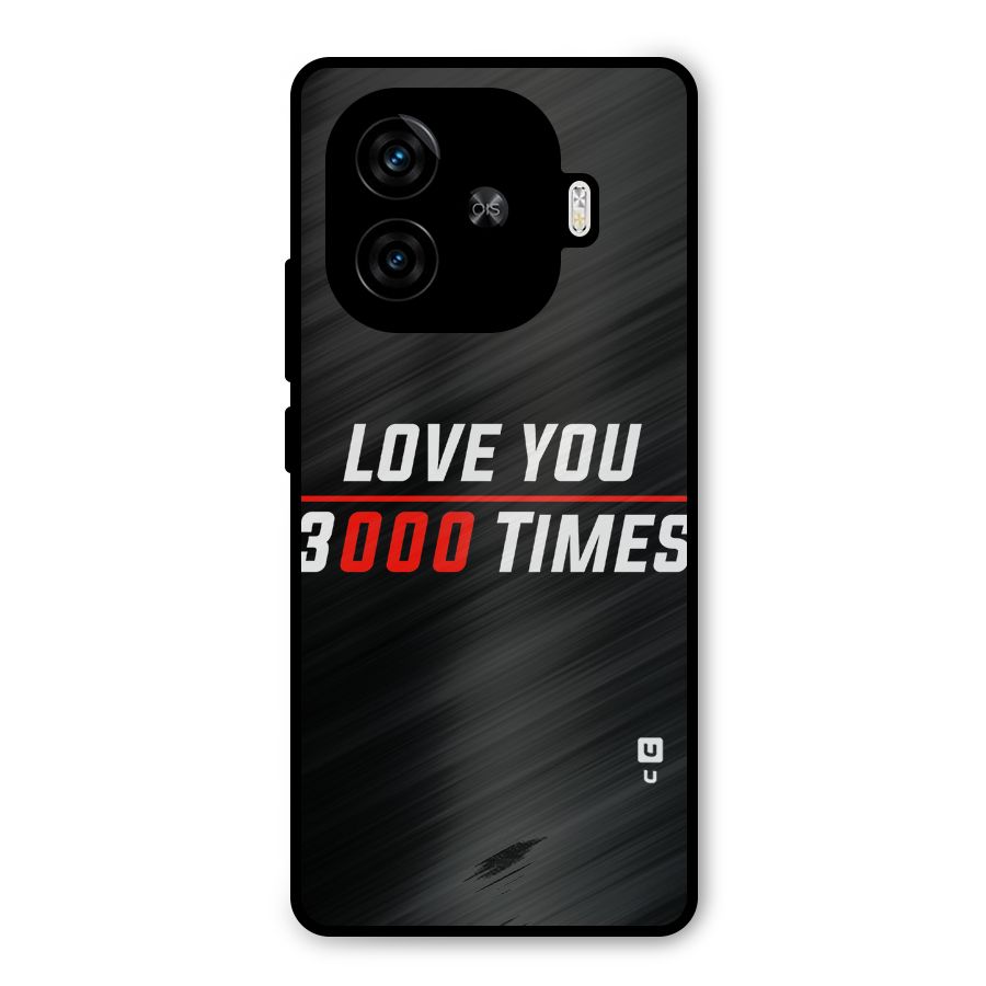 Love You 3000 Times Metal Back Case for iQOO Neo 10R