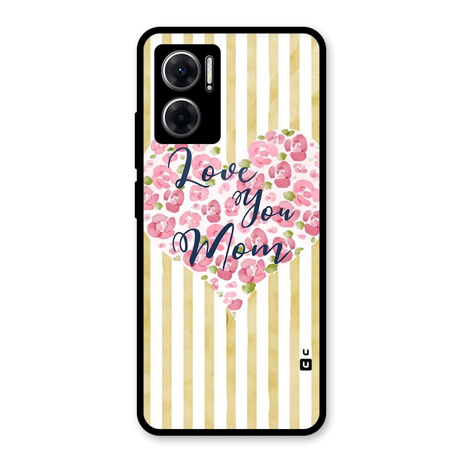 Love You Mom Glass Back Case for Redmi 11 Prime 5G