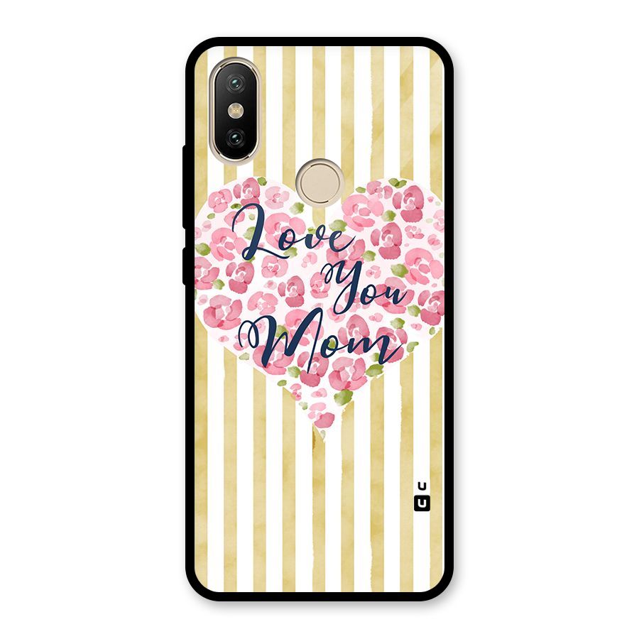 Love You Mom Glass Back Case for Redmi A2