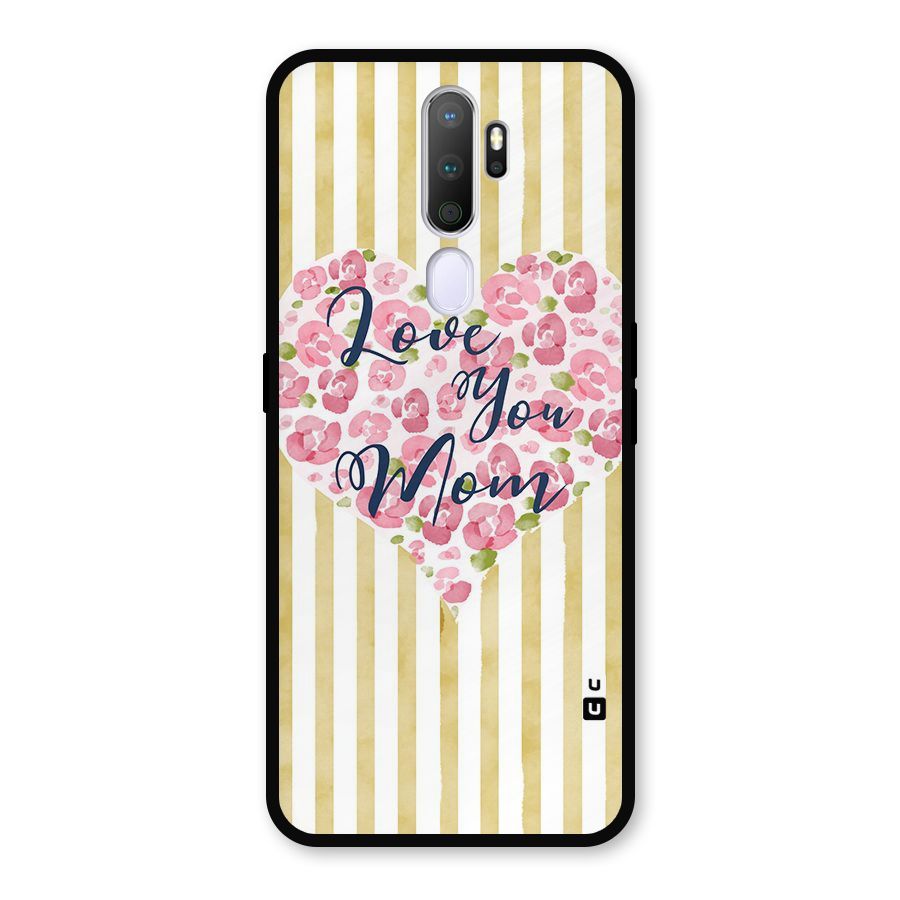 Love You Mom Metal Back Case for Oppo A9 (2020)