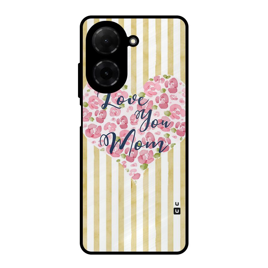 Love You Mom Metal Back Case for Redmi A5 4G