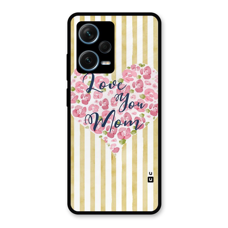 Love You Mom Metal Back Case for Redmi Note 12 Pro Plus 5G