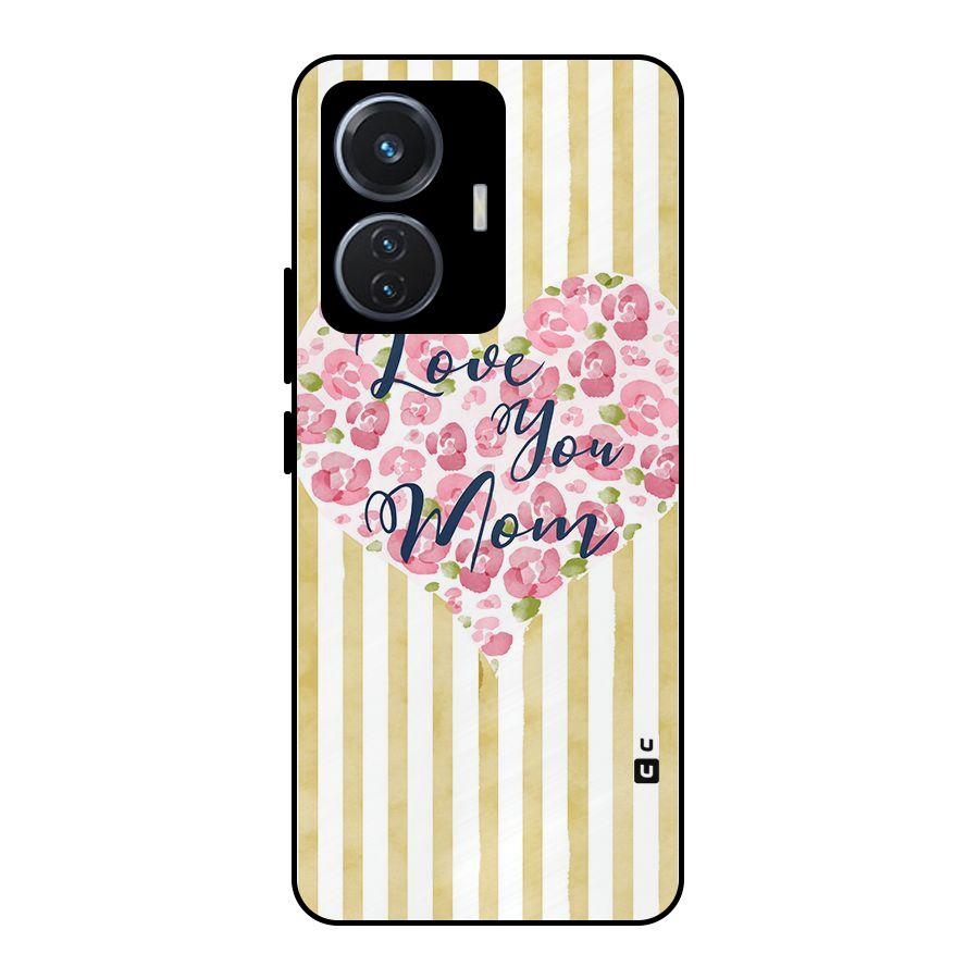 Love You Mom Metal Back Case for iQOO Z6 44W