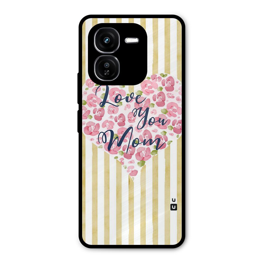 Love You Mom Metal Back Case for iQOO Z9x
