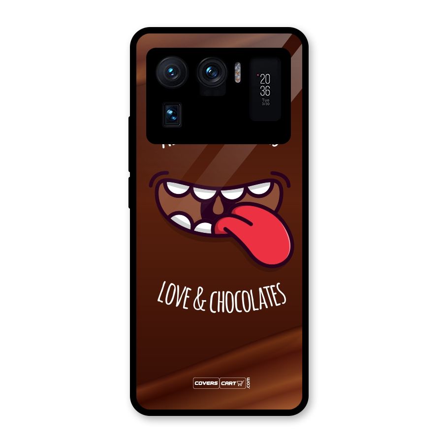 Love and Chocolates Glass Back Case for Mi 11 Ultra