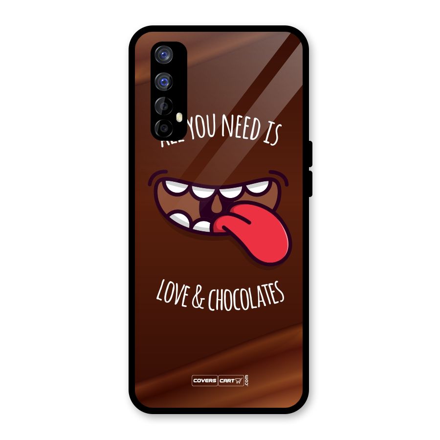 Love and Chocolates Glass Back Case for Realme 7